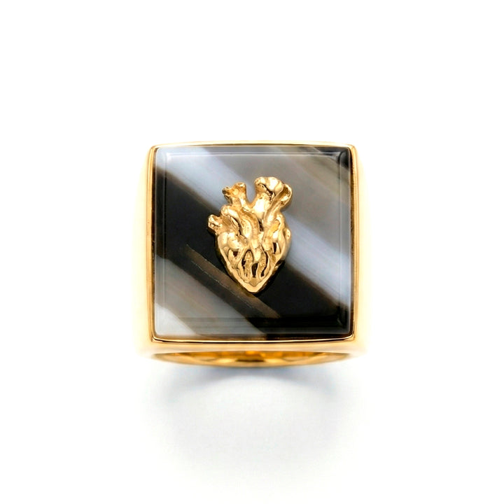 Square Heart Ring