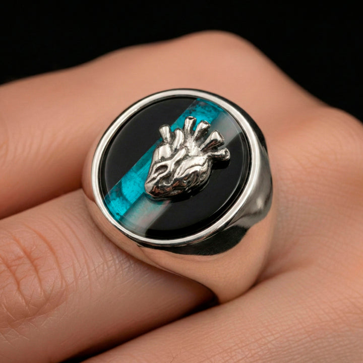 Heart Ring (Blue)